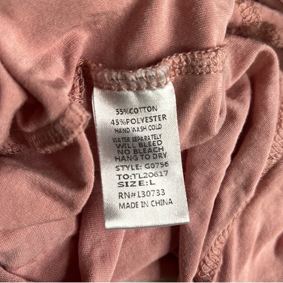 UMGEE | Pink Long Sleeve Tunic Style Top - Picture 2 of 8